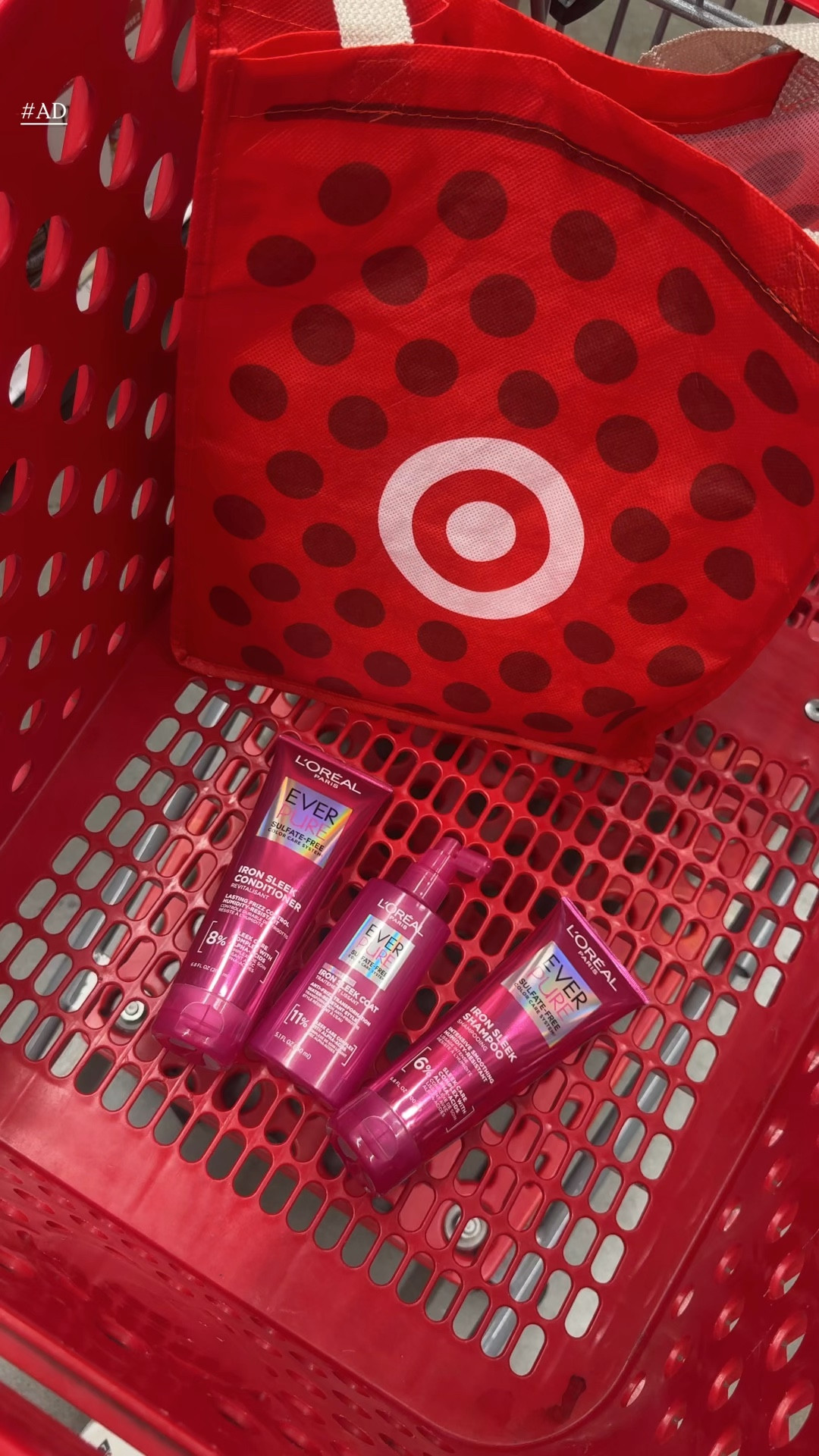 #ad Always have my hair looking sleek and put together 7 days a week using @lorealparis EverPure Iron Sleek shampoo, conditioner and the coat spray @target @shop.ltk #liketkit #TargetPartner #Target #LOrealParisPartner #LOrealParisHairCare #EverPureIronSleek 