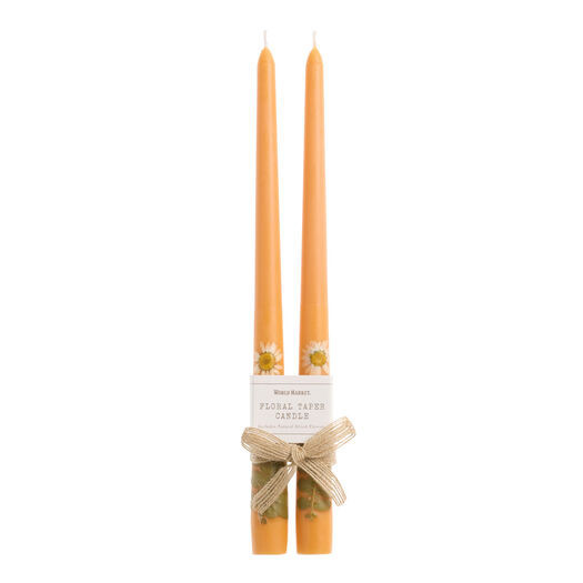 Fall Botanicals Taper Candle 2 Pack by World Market | World Market