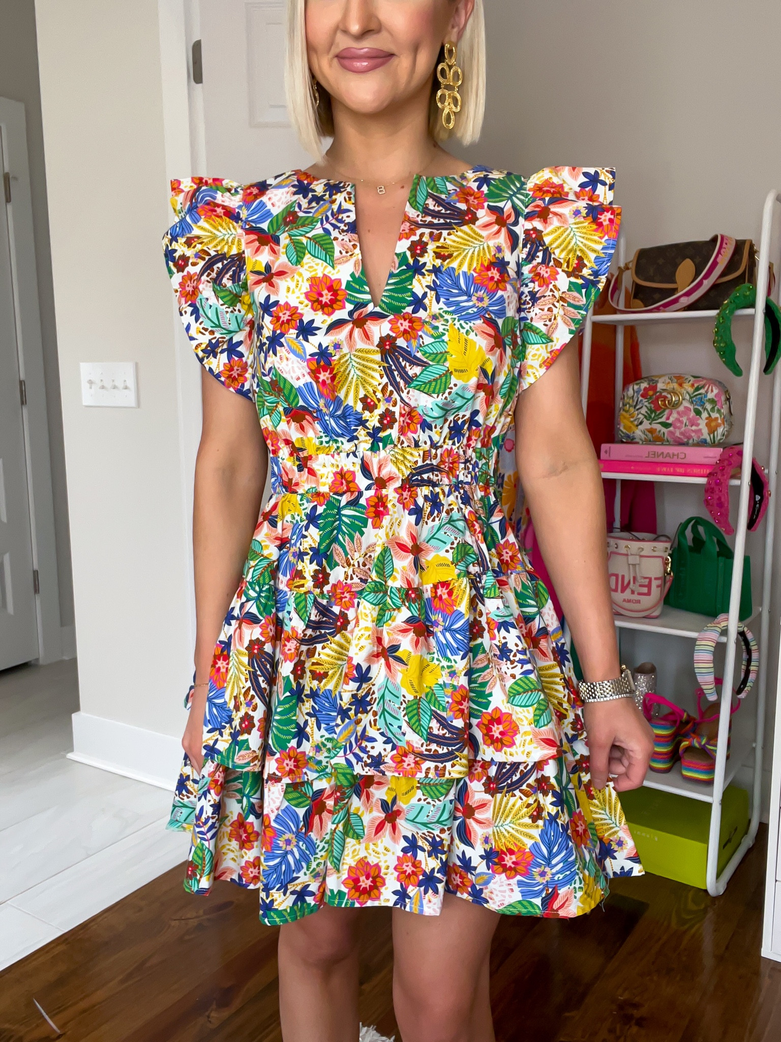 15% off with KELSIE15 / tropical print dress / vacation dress / summer dress / vacation style
Size: SM 

#LTKSeasonal #LTKstyletip #LTKFind