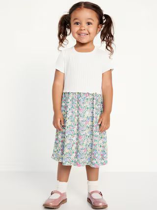 Short-Sleeve Printed Dress for Toddler Girls | Old Navy (US)