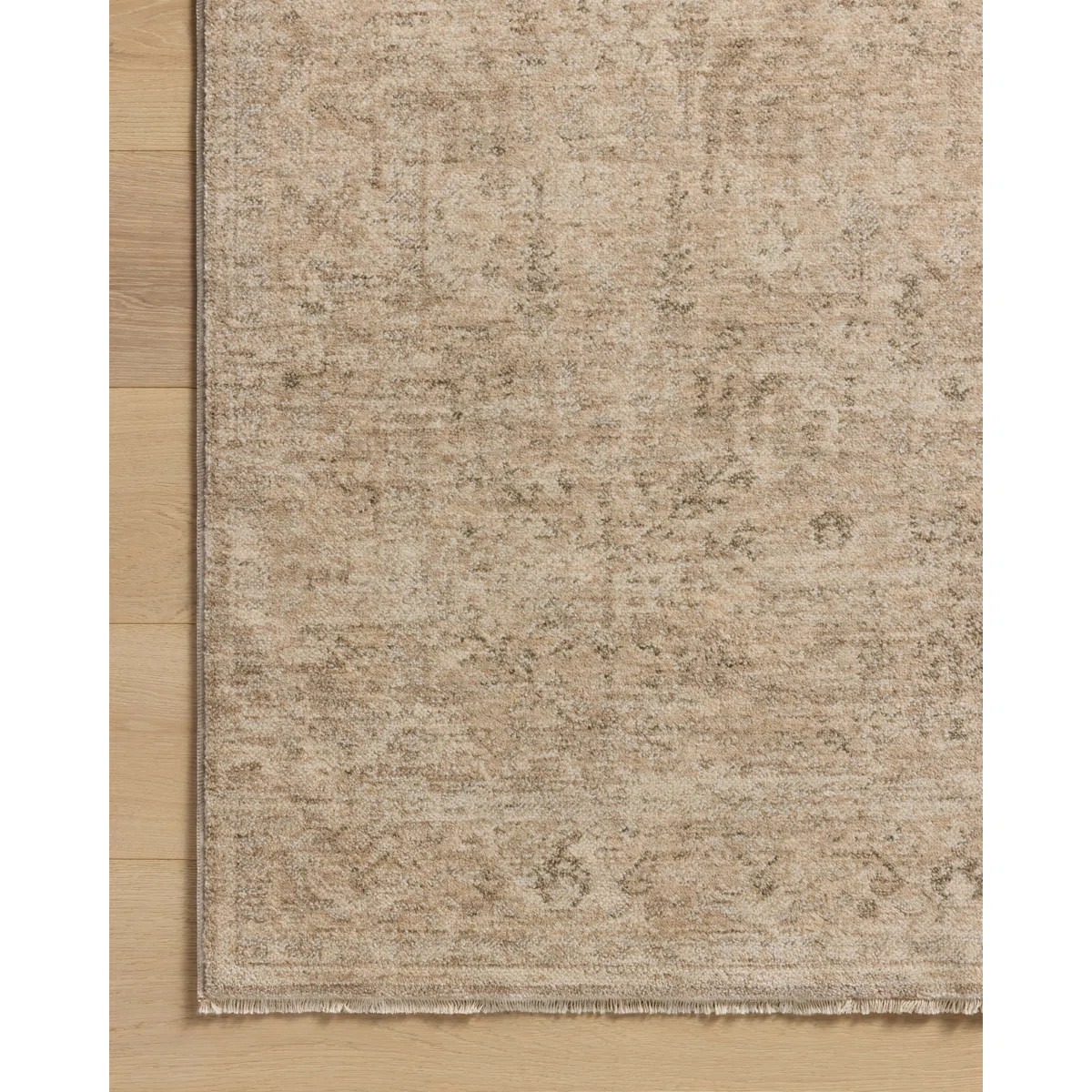 Magnolia Home by Joanna Gaines x Loloi Junie Oatmeal / Smoke Area Rug | Wayfair North America