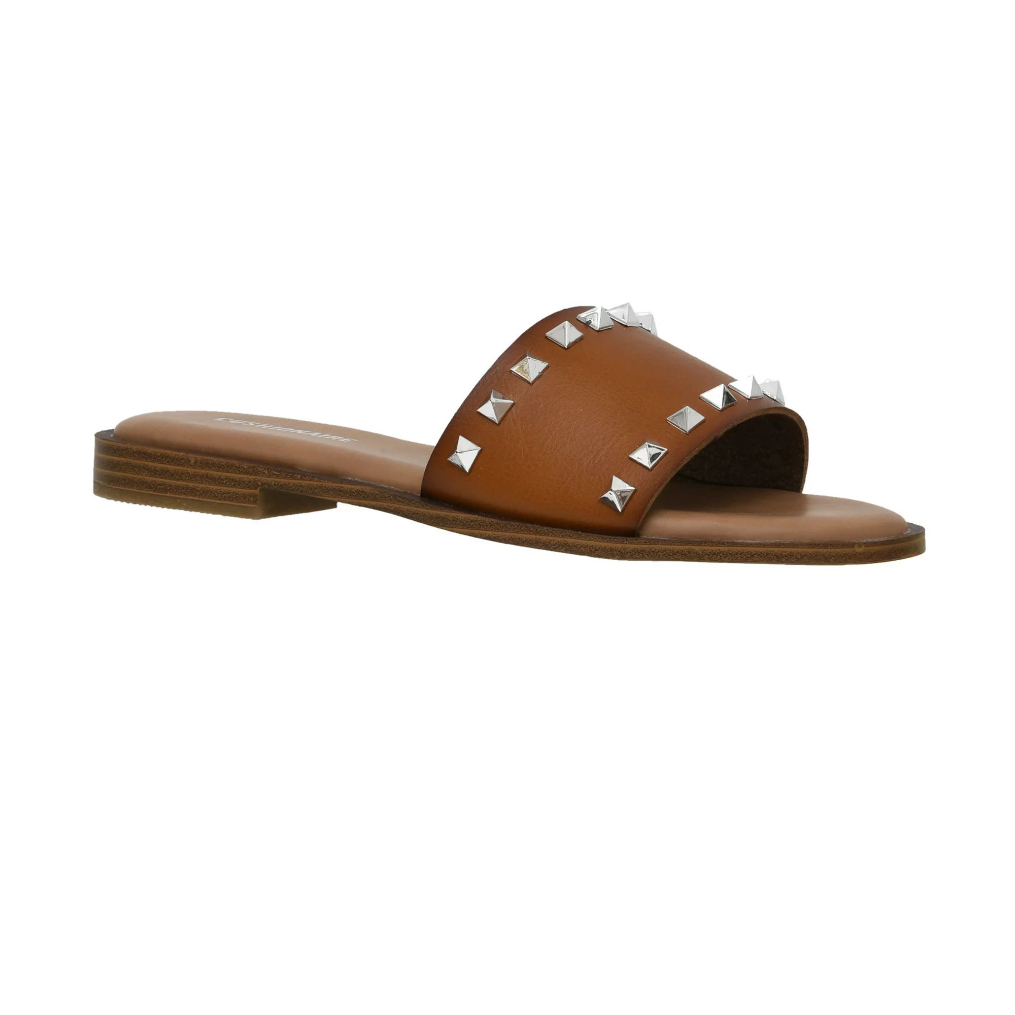 CUSHIONAIRE Women's Tyler Studded Slide Sandal +Memory Foam, Wide Widths Available | Walmart (US)