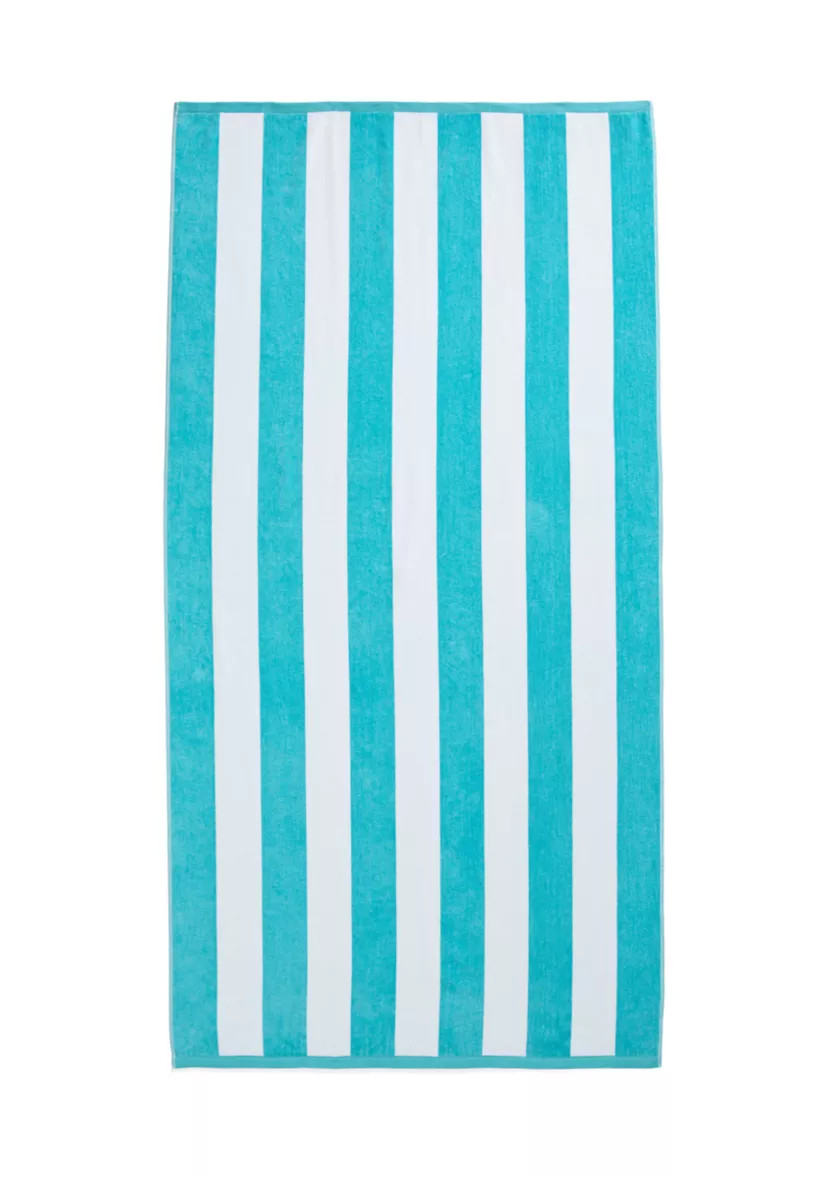 Cabana Stripe Jacquard Beach Towel | Belk