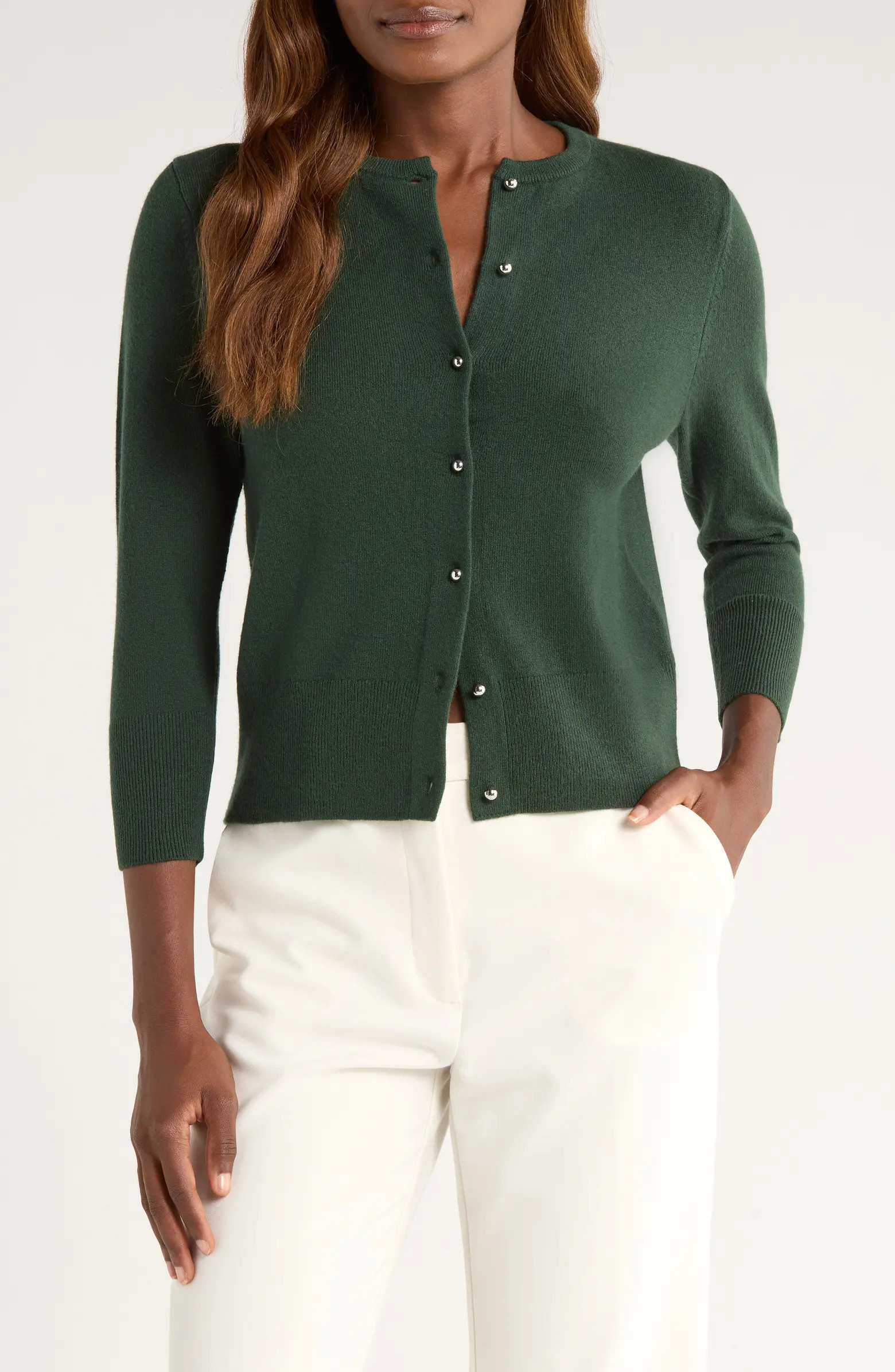 Wool & Cashmere Blend Cardigan | Nordstrom