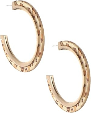 Bohemian Boho Acrylic & Metal Hoop Earrings for Women – Acetate Lucite Resin Hoop Earrings – ... | Amazon (US)