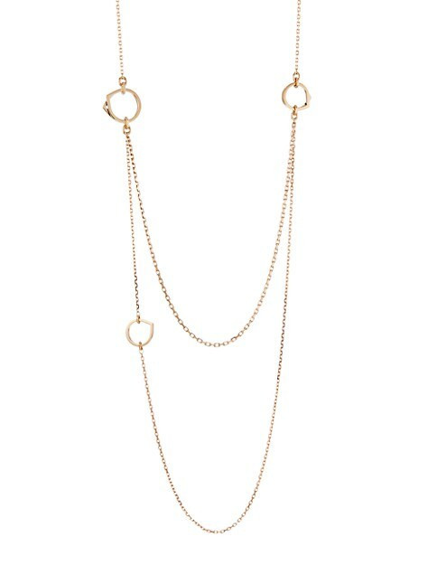 Antifer Pink Gold Layered Necklace | Saks Fifth Avenue (UK)