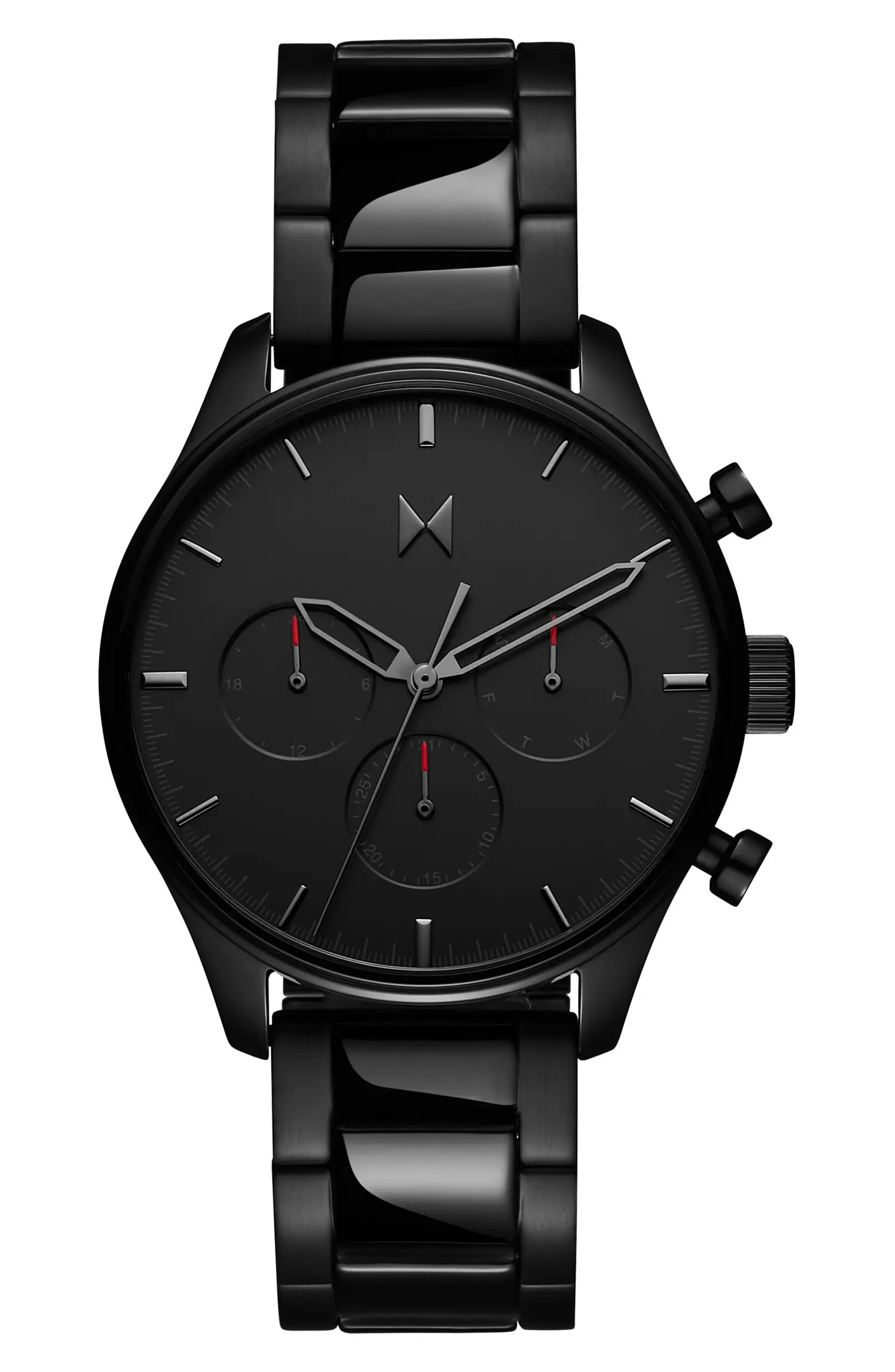 Airhawk Stealth Black Bracelet Watch, 42mm | Nordstrom