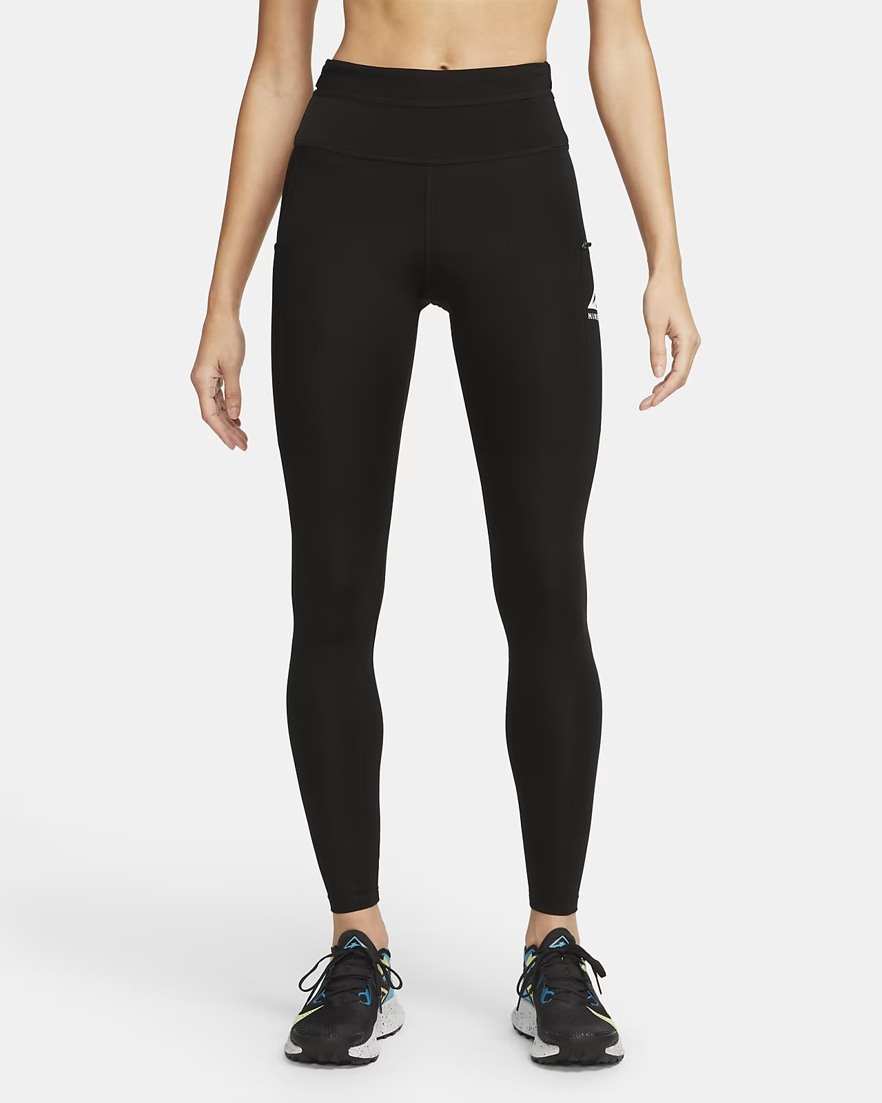Women's Mid-Rise Pocket Trail Running Leggings | Nike (US)