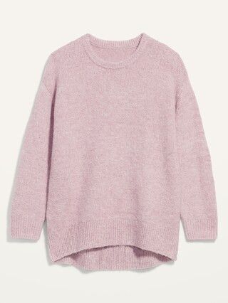 Cozy Plush-Yarn Cocoon Tunic Sweater for Women | Old Navy (US)