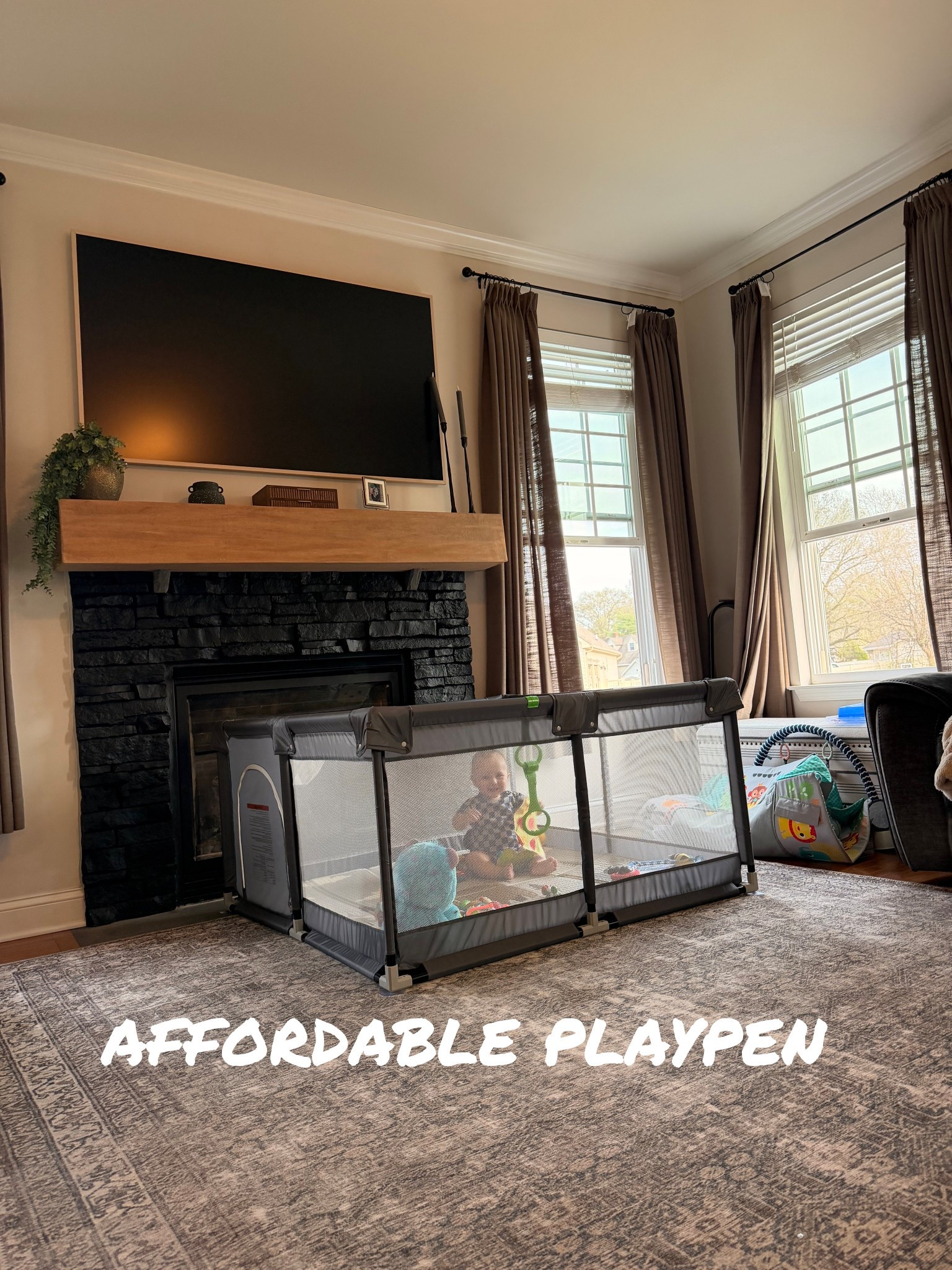 Affordable playpen setup that actually blends into your living room 🙌🏼

If you’re in that stage where you need a safe baby play space but don’t want your house to feel like a daycare… this setup has been SO good for us 🤍

This foldable playpen gives baby a secure space to play while I get things done (or just sit for a second lol), and I styled it with a few of our favorite developmental toys + baby essentials to keep everything functional and cute.

Perfect for:
• crawling babies
• creating a safe play zone in open spaces
• keeping toys contained without the clutter
• small living rooms that need multi-use solutions

Everything is linked here including the exact playpen, toys, and baby must-haves 🫶🏼

Save this if you’re in your baby stage or building a cozy, functional home with littles 🤍

#LTKmomlife #LTKBump #LTKBaby