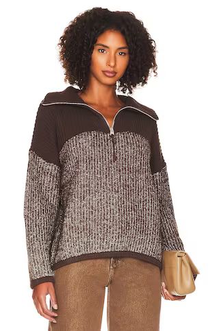 Varley Willard Knit Pullover in Coffee Bean from Revolve.com | Revolve Clothing (Global)