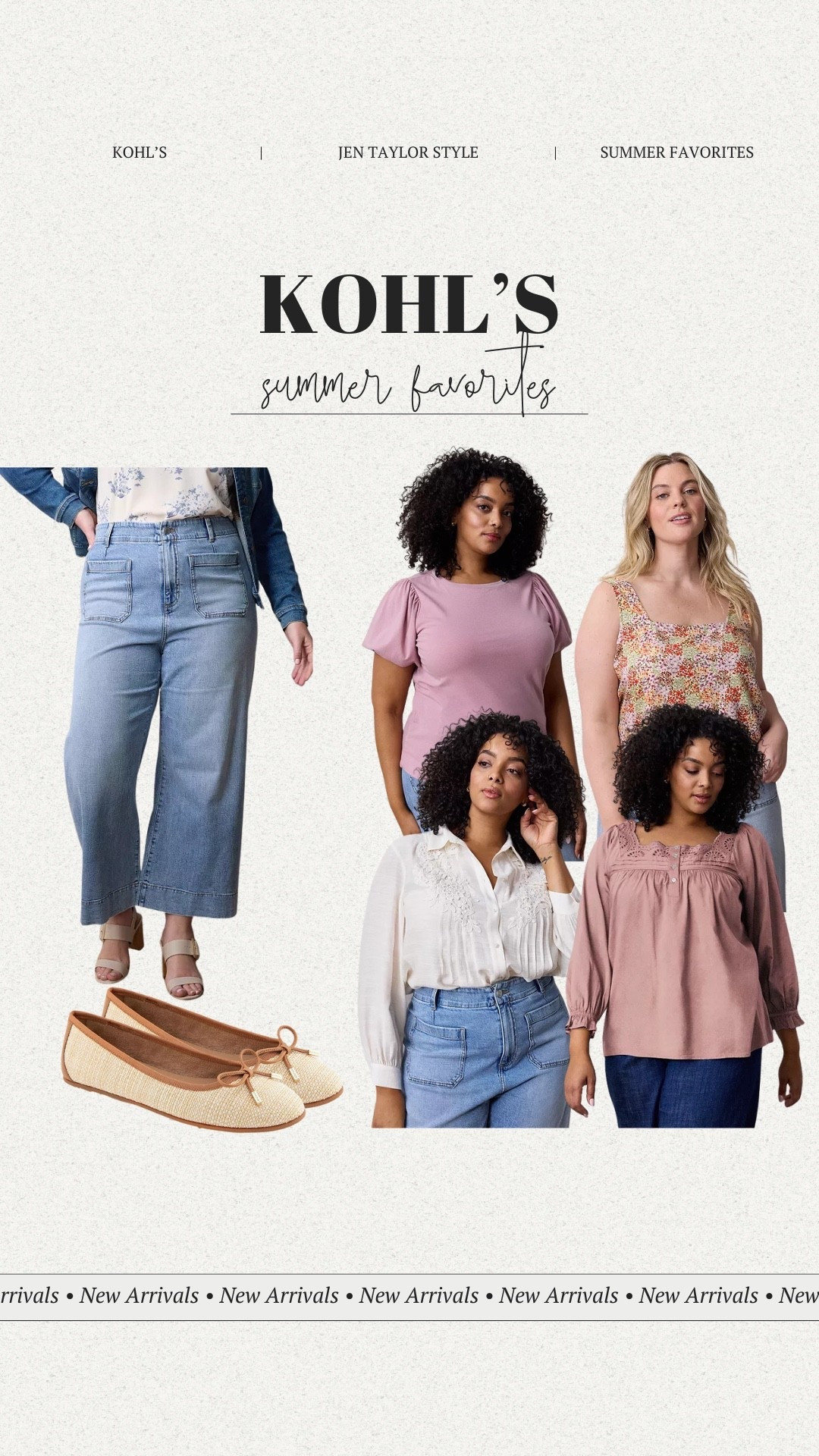 I am loving all the Kohl’s new arrivals! I love the front pockets on the light wash denim jeans! Plus, these beige pants long sleeve white top is such a versatile piece for your wardrobe! 

#LTKFindsUnder100 #LTKStyleTip #LTKSeasonal