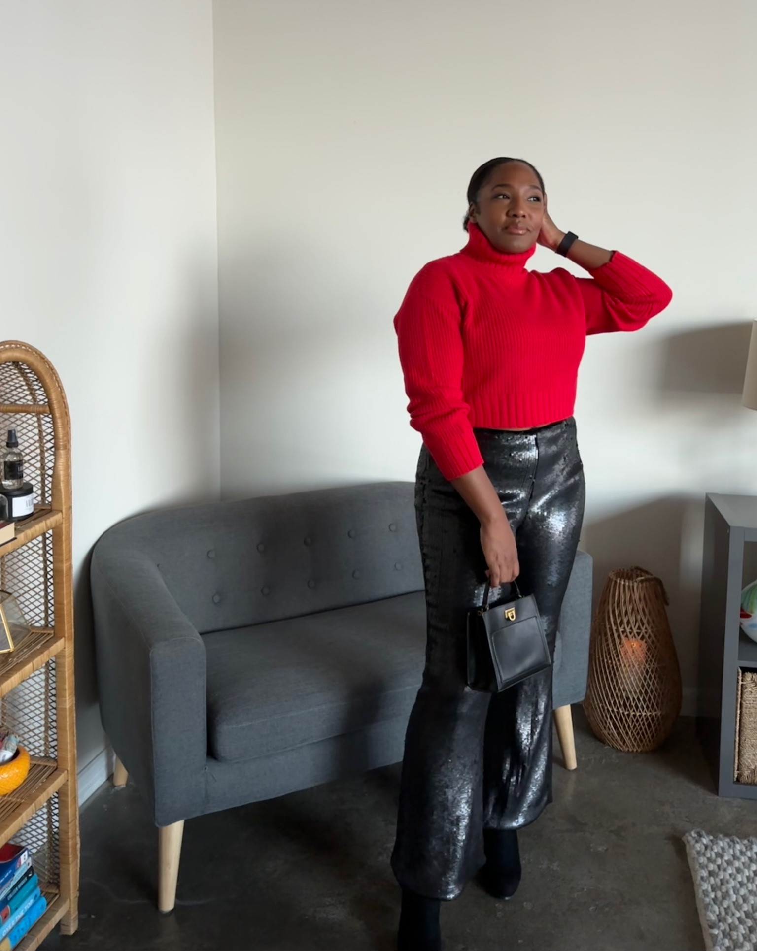 These sequin pants are perfect for any holiday party! Paired them with this red cropped sweater and I am holiday ready.

#holidaylooks #fallfashion #sweaters #sequins

#LTKSeasonal #LTKcurves #LTKstyletip