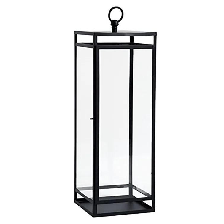 30" Iron Floor Lantern | Wayfair North America