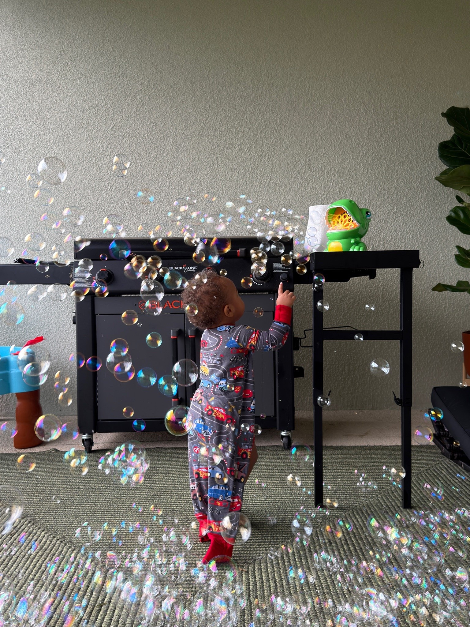 Koa loves his bubble machine! Also linked his cute Pixar pajamas ❤️🚙

#LTKmomlife #LTKKids #LTKBaby