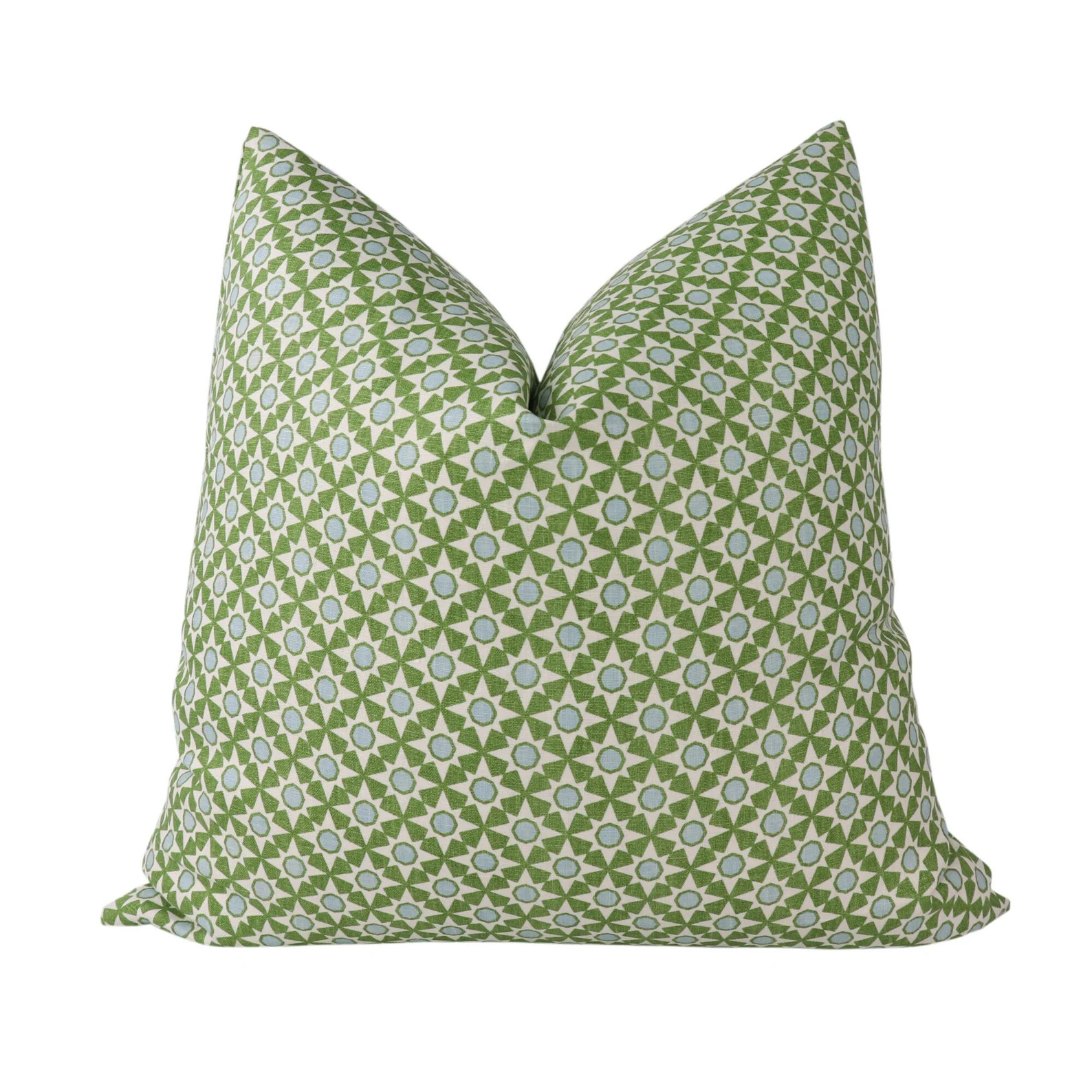 Schumacher Serendipity Pillow Cover in Green 177961 ON BOTH SIDES // Designer Pillow Cover // Dec... | Etsy (US)