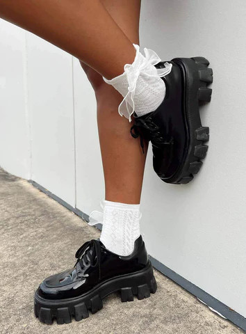 Kirk Socks White | Princess Polly US