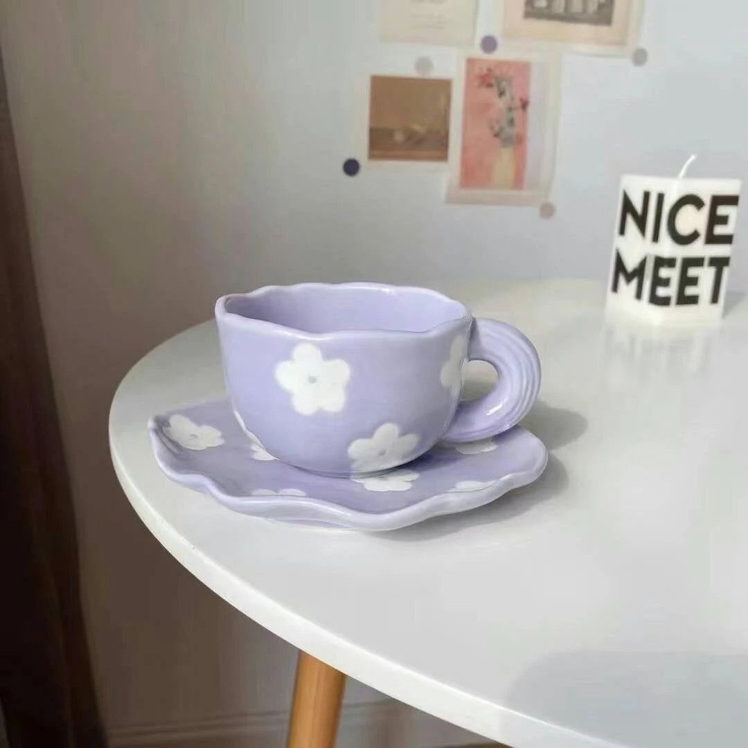 Cute Mug Aesthetic  Handmade  Gift  Ceramic  for Friend  - Etsy | Etsy (US)