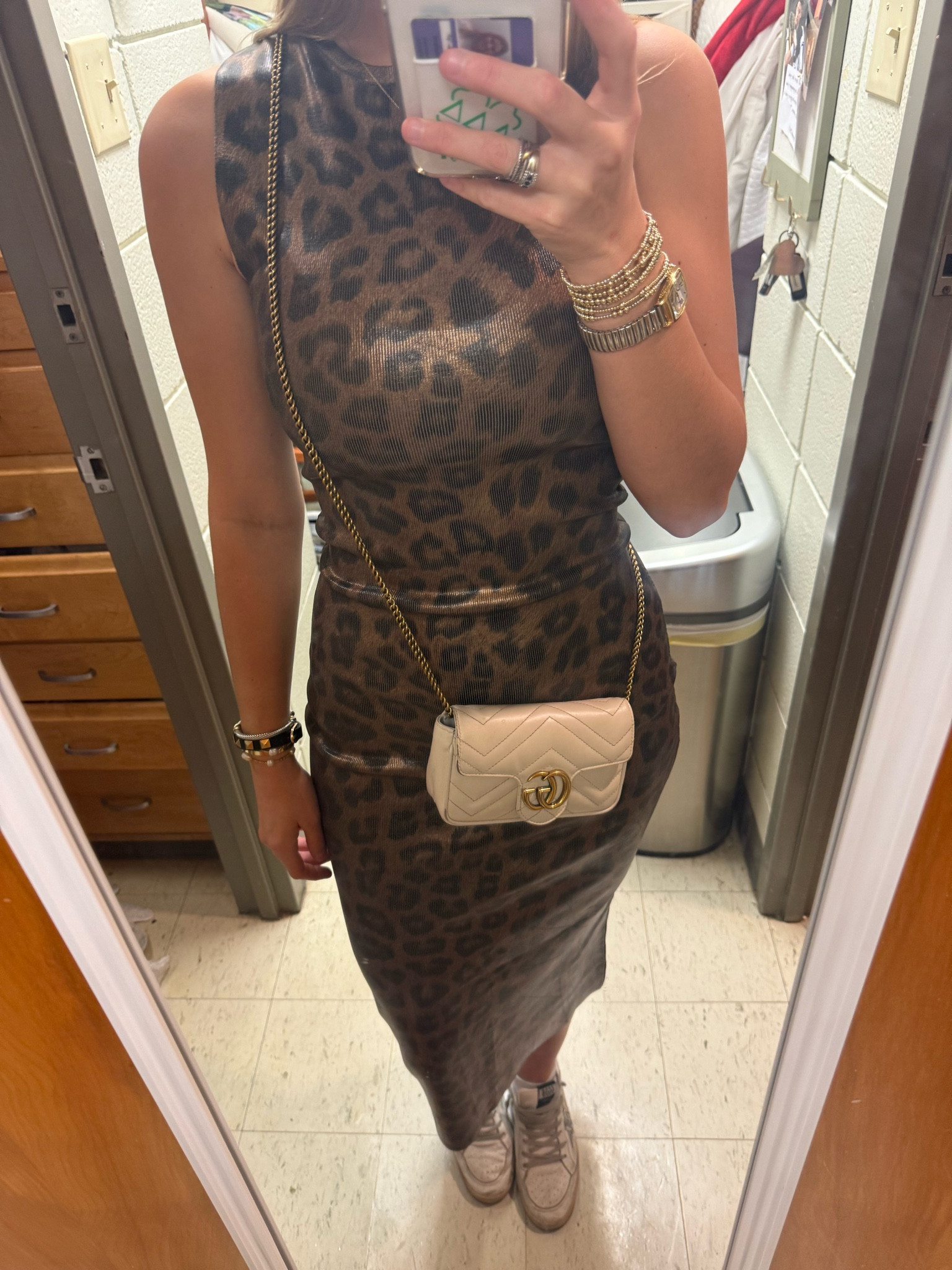 Gameday Fit!! 
Dress- Zara 
Shoes- Golden Goose 
Purse- Gucci

#LTKBeauty #LTKGiftGuide #LTKFindsUnder100