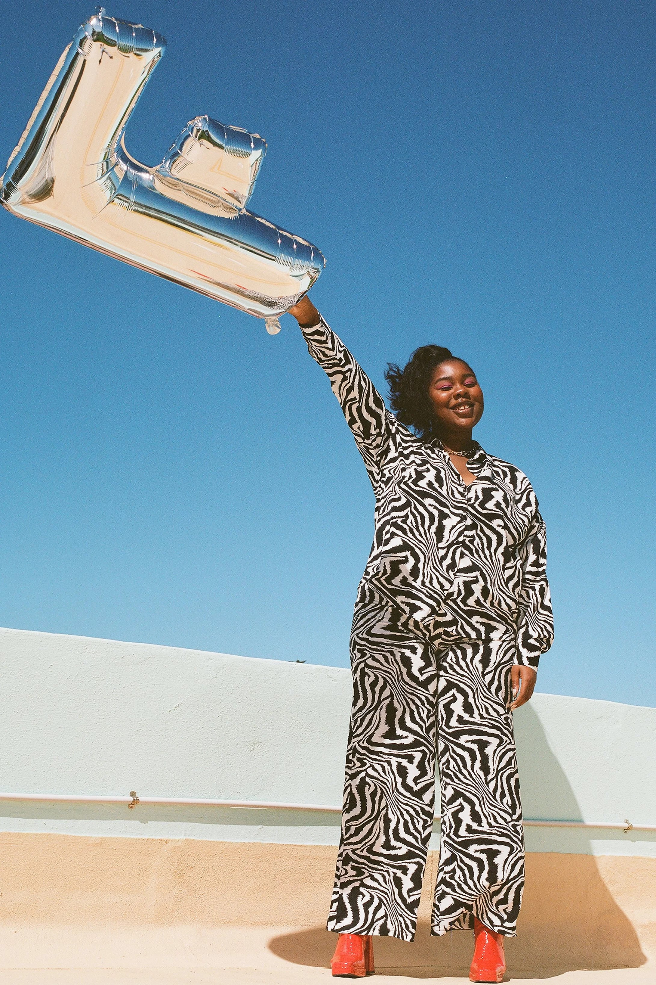 Plus Size Oversized Slouchy Zebra Print Shirt | Nasty Gal (US)