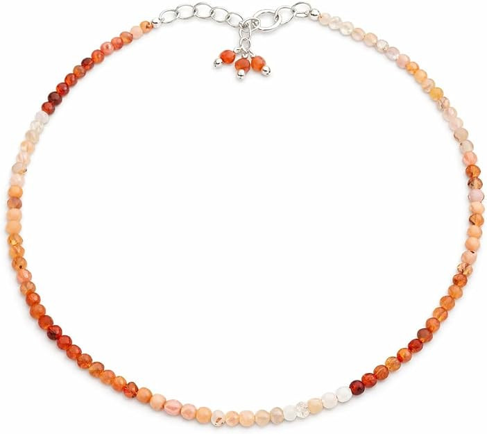 Gempires Handmade Dainty Gemstone Bracelet for Women | 2.5mm Faceted Natural Stone Beaded Bracele... | Amazon (US)