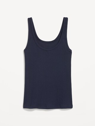 First-Layer Ribbed Scoop-Neck Tank Top | Old Navy (US)