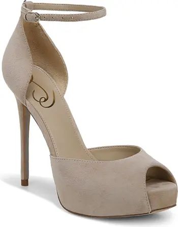 Florencia Ankle Strap Peep Toe Pump | Nordstrom