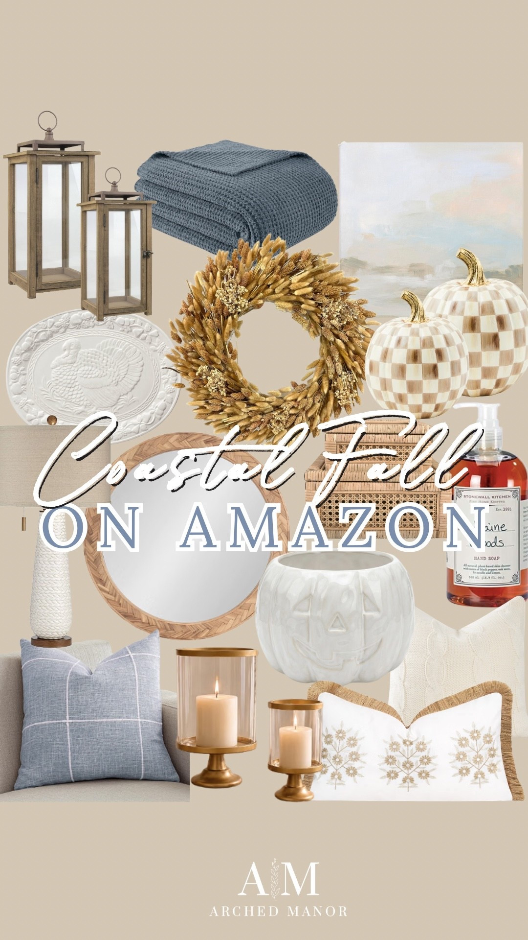 Fall but make it a little bit coastal with a lot of warmth. Love this look!

#LTKSeasonal #LTKHome