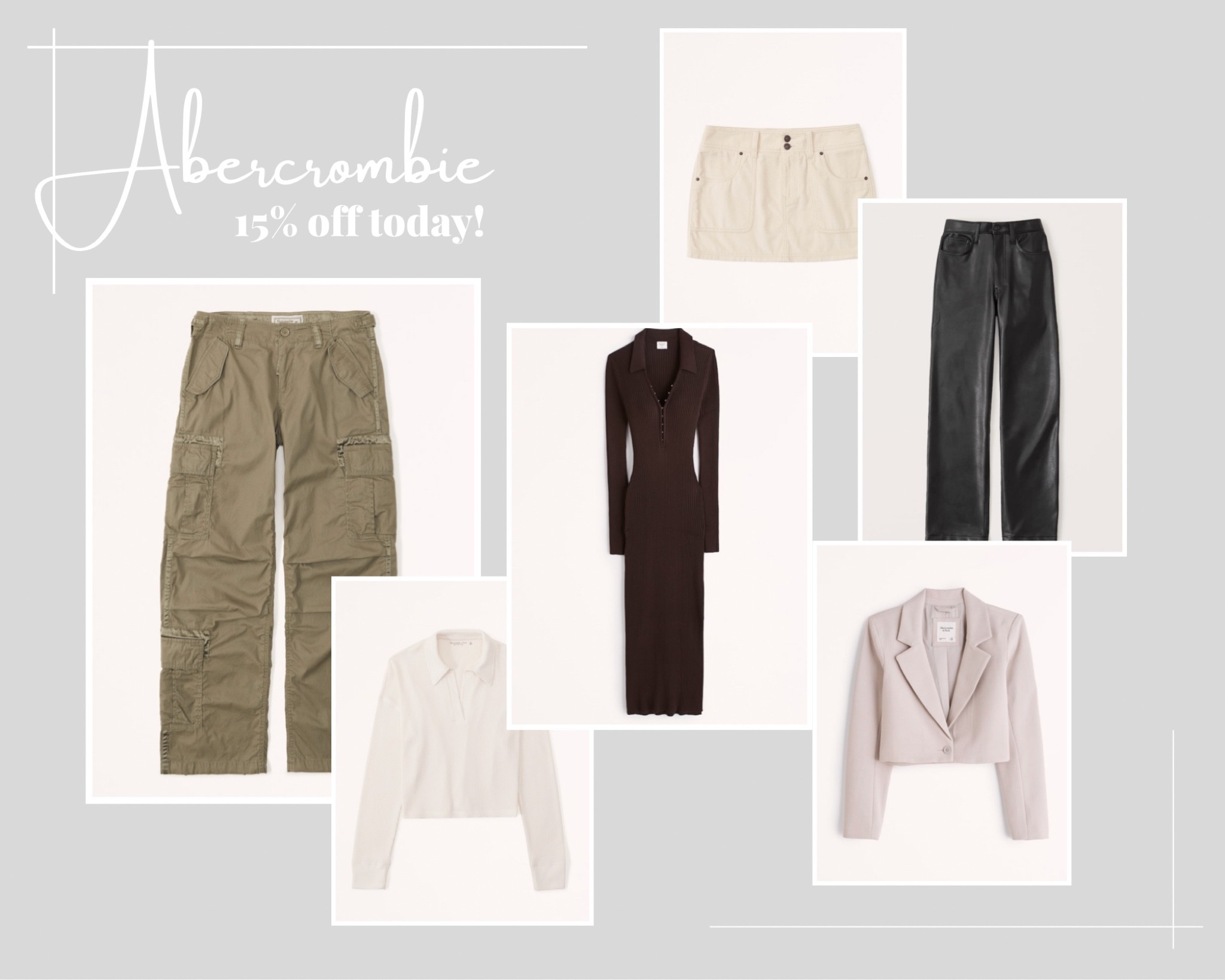 Grabbing these while they are 15% off😍 #Abercrombie

#LTKsalealert #LTKSeasonal #LTKSale