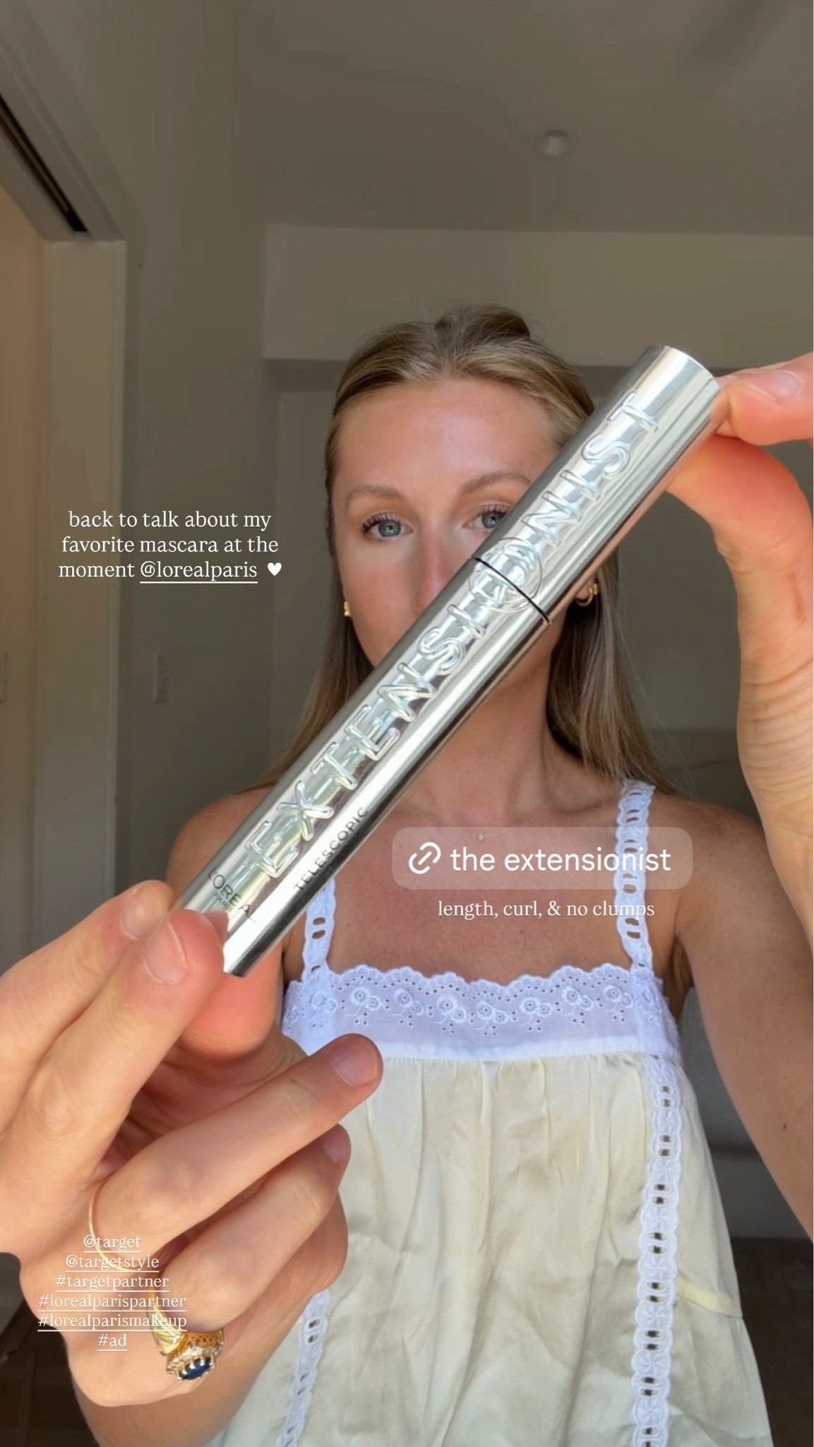 #ad #targetpartner #lorealparispartner my fav mascara! the extensionist by @lorealparis .. I get mine @target! #targetstyle #lorealparismakeup #ad