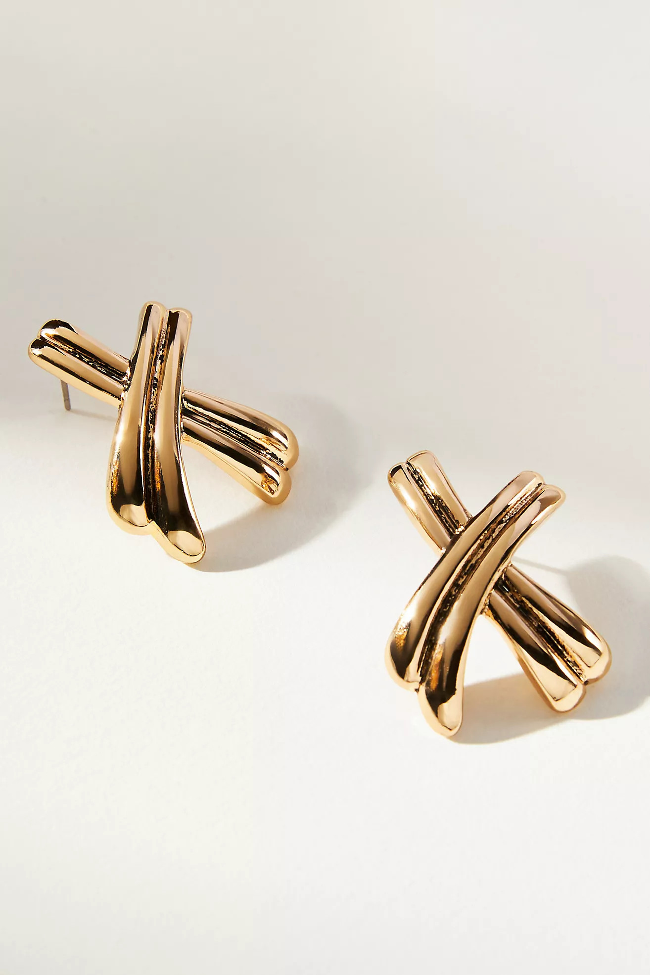Crisscross Post Earrings | Anthropologie (US)