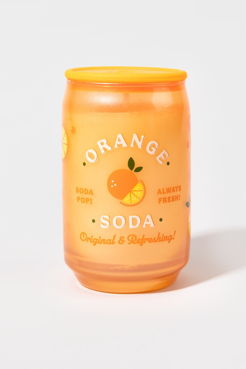 Orange Mini Soda Candle Jar | Francesca's