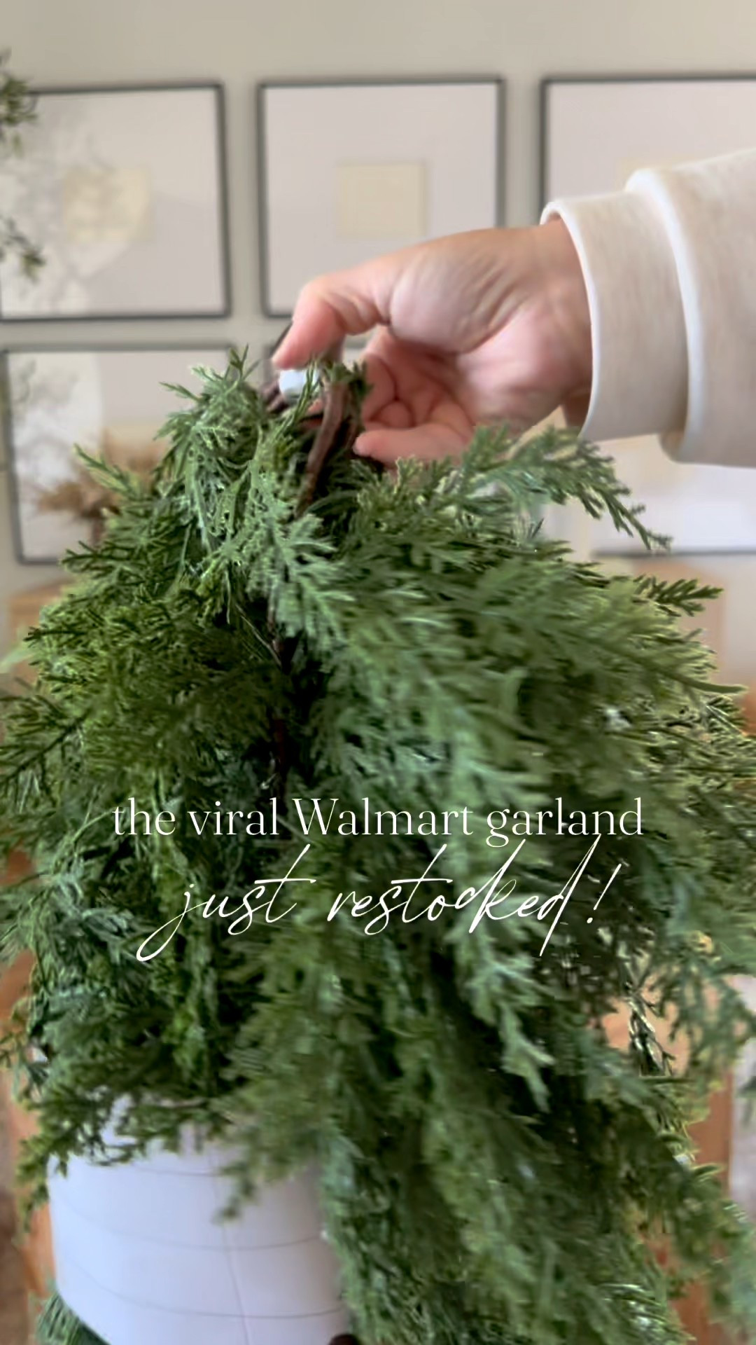 The viral under $35 Walmart garland  just restocked! 

#LTKFallSale #LTKSeasonal #LTKFindsUnder50