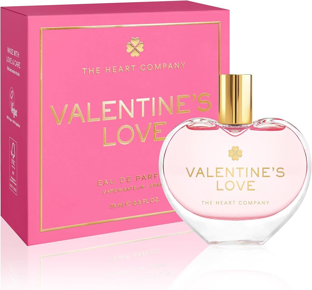 VALENTINE'S LOVE Perfume for women | Floral Sweet Fragrance | Valentine's Day Gift | Vegan Heart ... | Amazon (US)