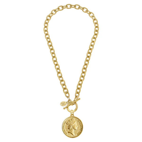 Queen Elizabeth Coin Necklace | Susan Shaw
