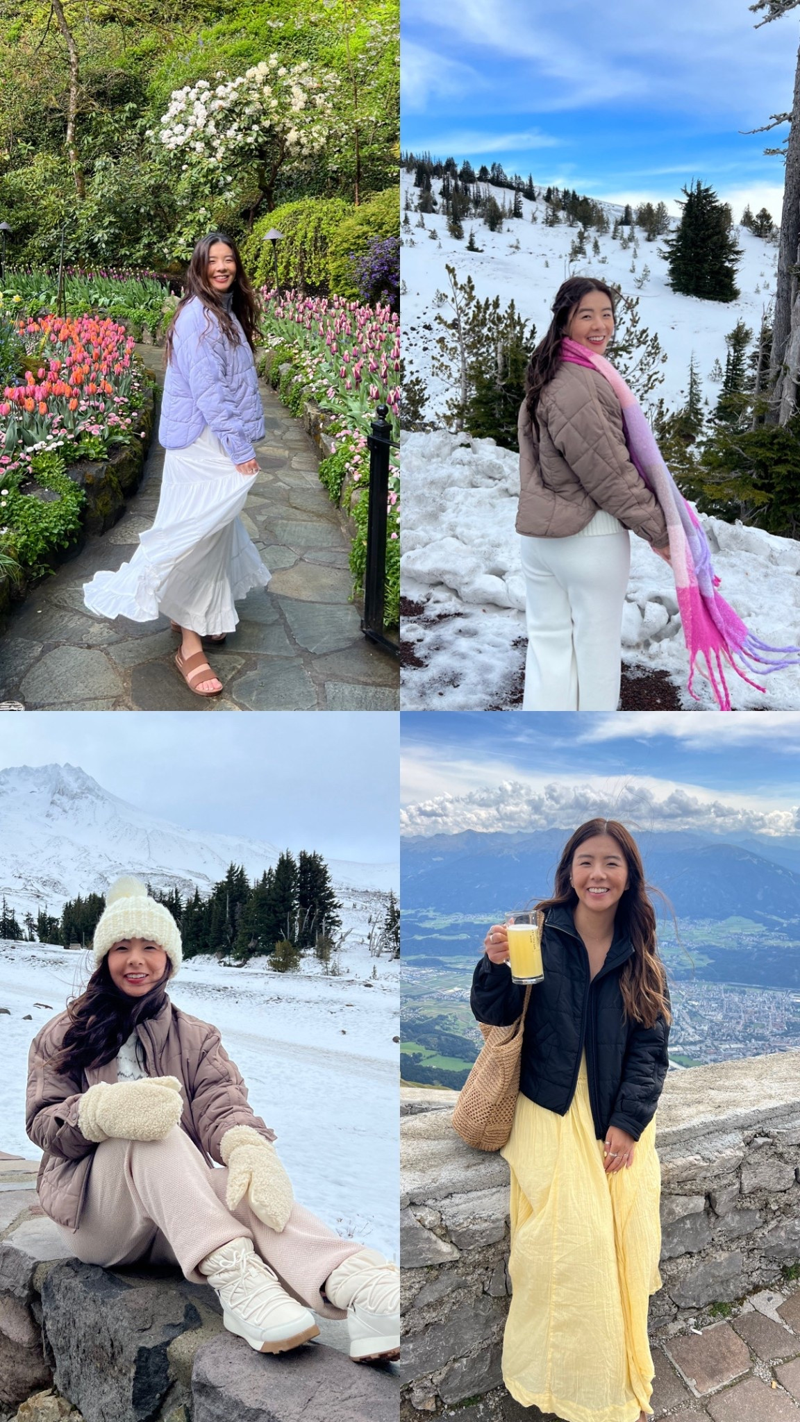 In LOVE with my Pippa Puffer from Free People - runs big so sized down to an XS

For the hit the slopes jacket, I wear an size small