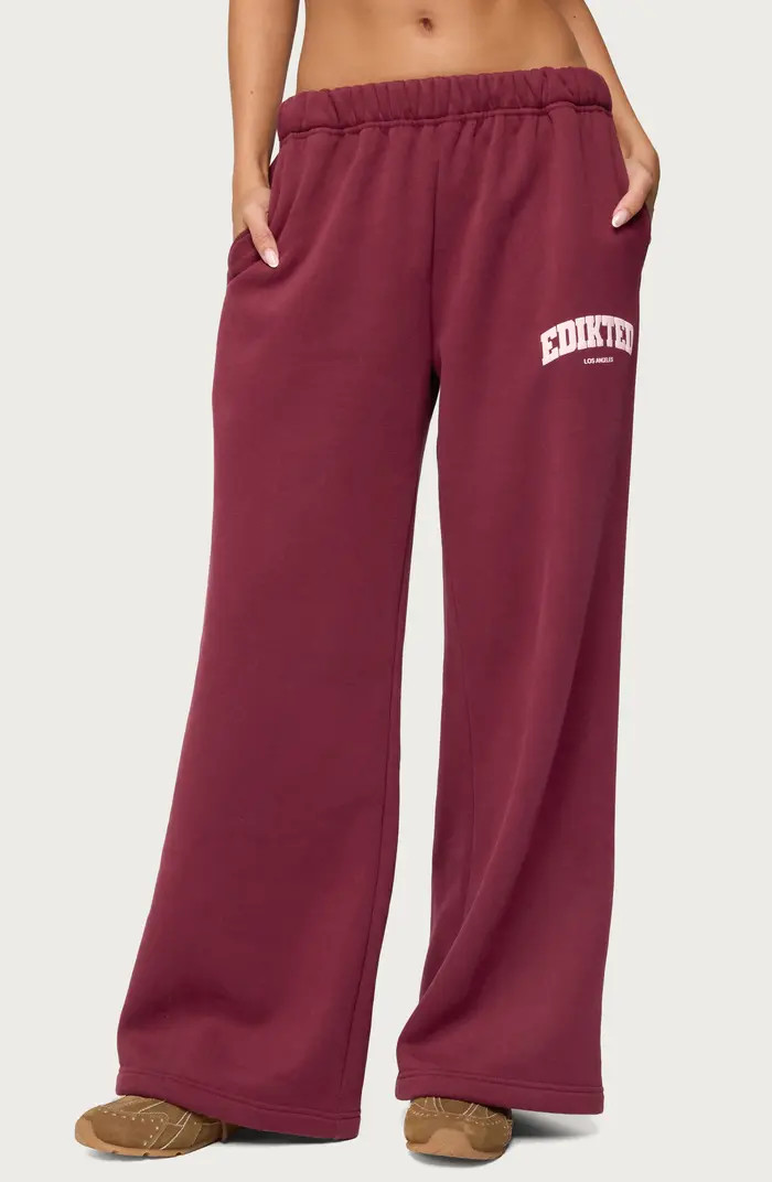 EDIKTED LA Relaxed Fit Sweatpants | Nordstrom | Nordstrom