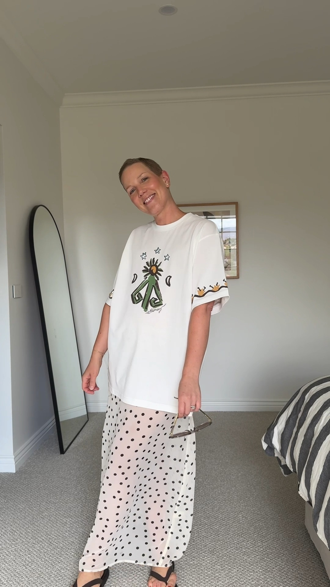 Your sign to ditch the shorts and throw on a cute polka dot skirt with your oversized tee today!

#LTKsummer #LTKaustralia