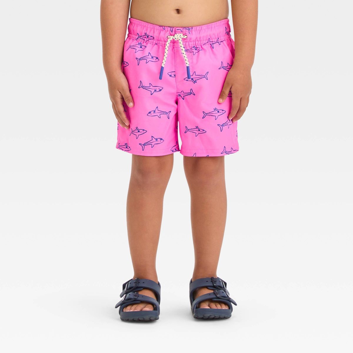 Baby Boys' Swim Board Trunks - Cat & Jack™ Pink 12M | Target