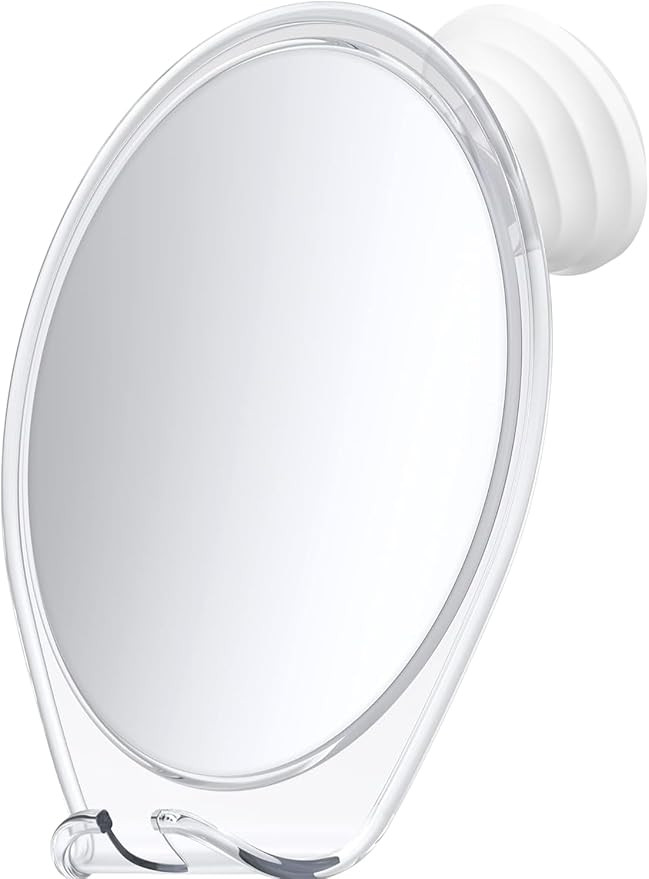 HONEYBULL Fogless Shower Mirror with Suction Mount & Swivel – Anti-Fog Acrylic Bathroom Mirror ... | Amazon (US)