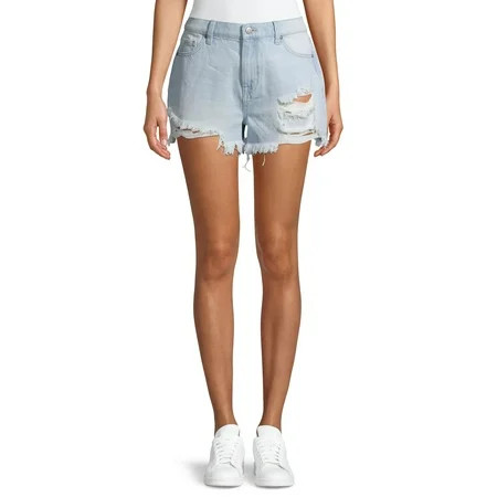 No boundaries - No Boundaries Destructed Mom Short - Walmart.com | Walmart (US)