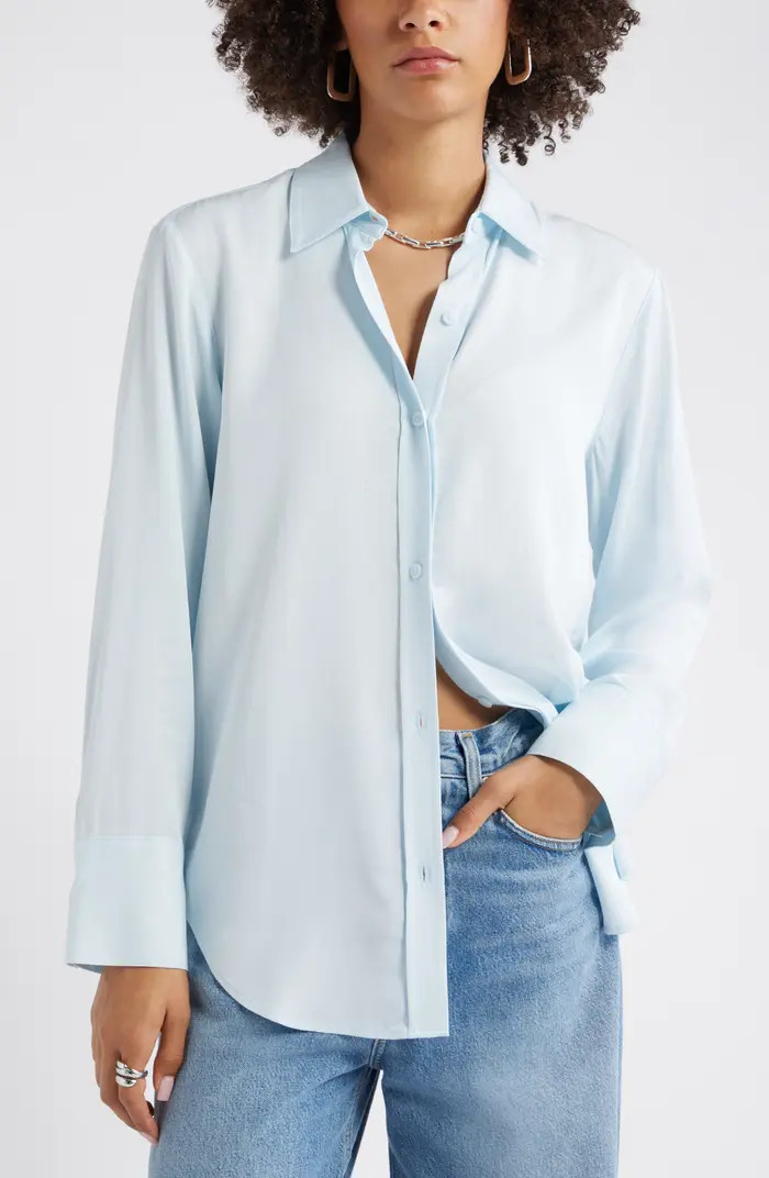 Relaxed Fit Long Sleeve Button-Up Shirt | Nordstrom
