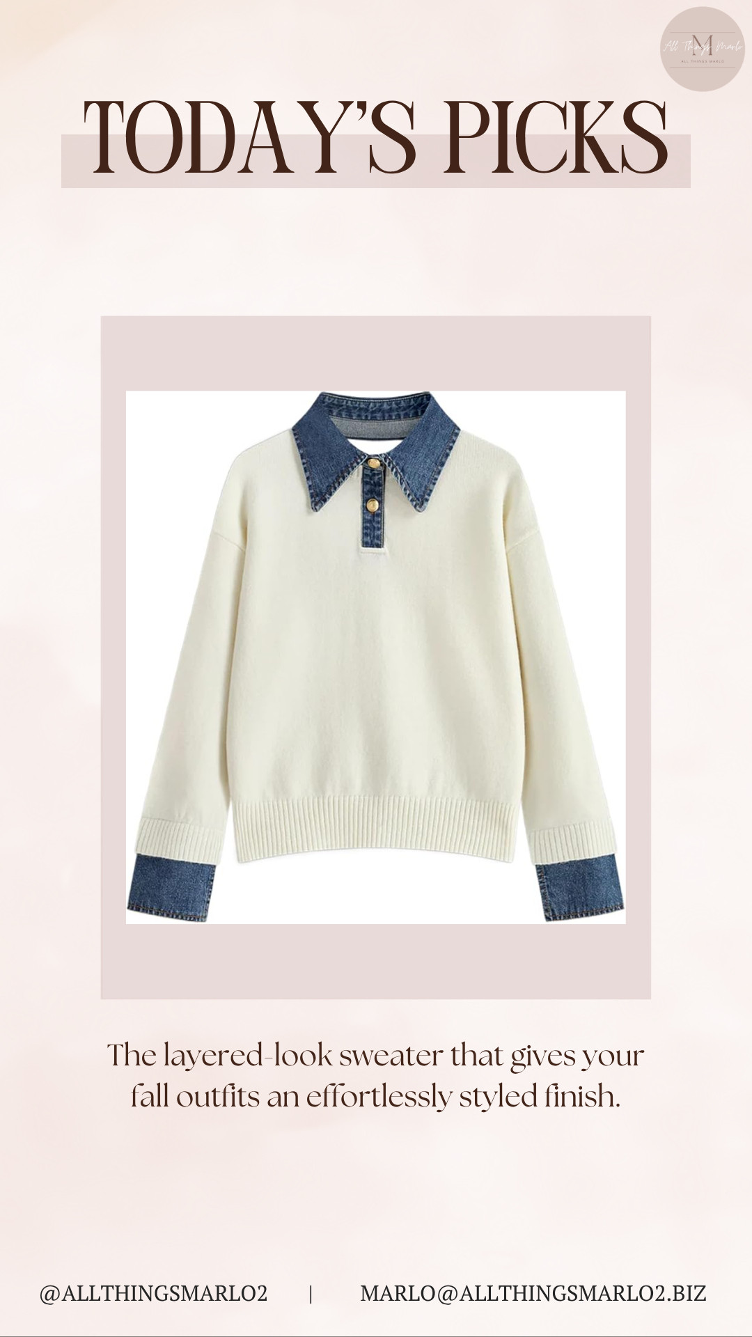 The layered-look sweater that gives your fall outfits an effortlessly styled finish. 

 #LTKSeasonal #LTKWorkwear #LTKTravel