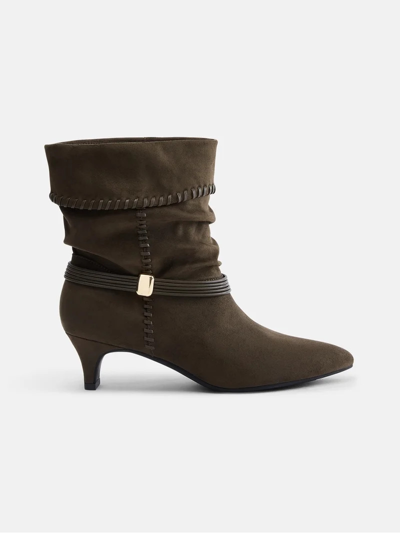Scenario Women's Kitten Heel Short Boots | Walmart (US)