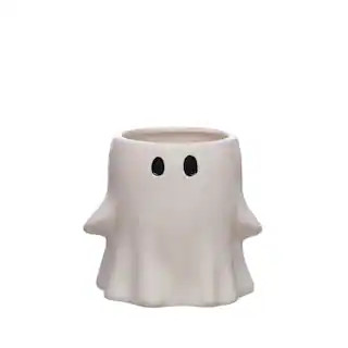 4.5" White Ghost Ceramic Decorative Container by Ashland® | Michaels | Michaels Stores