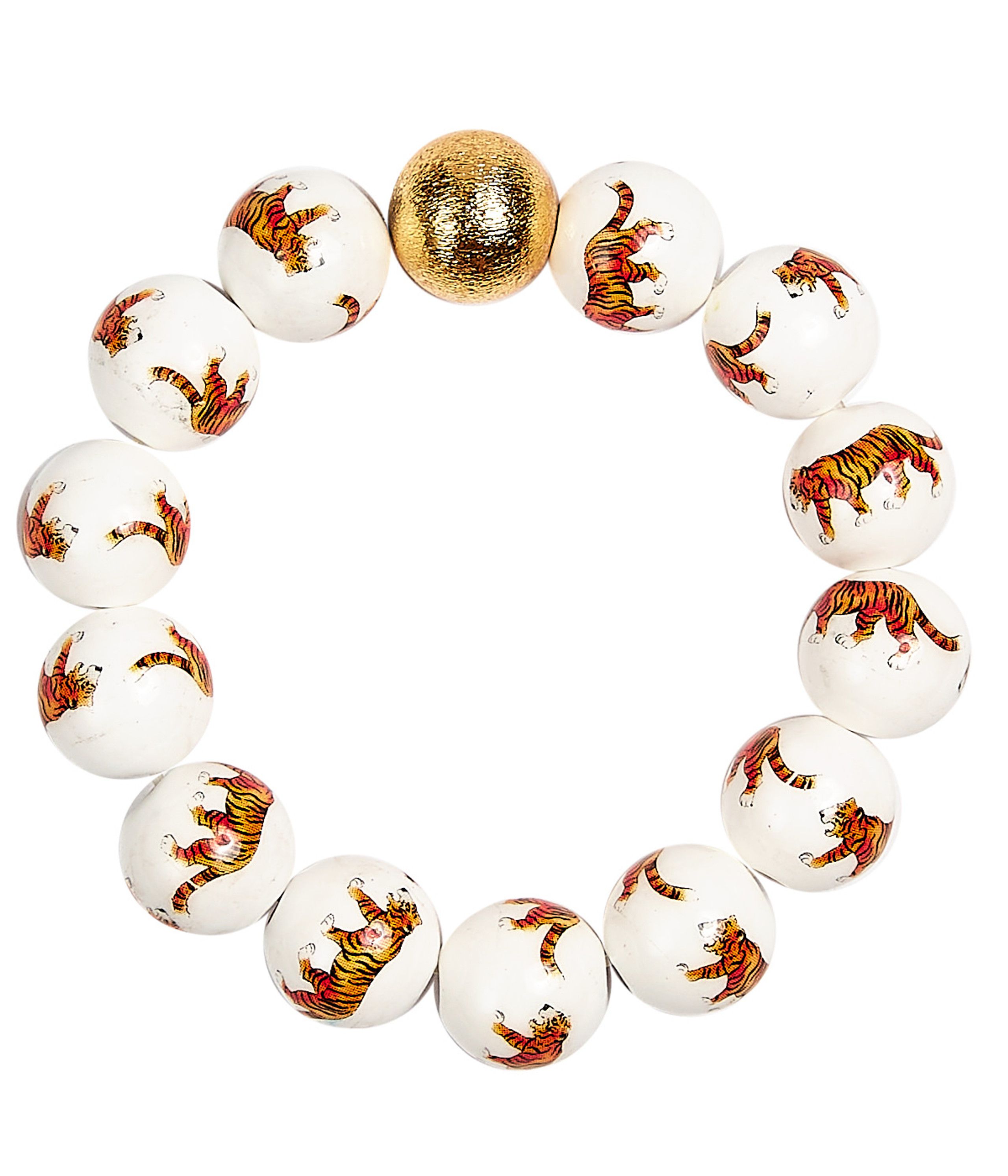 Georgia Beaded Bracelet - Tiger - Gameday Collection | Lisi Lerch Inc