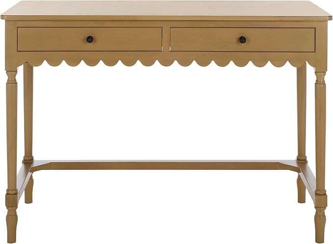 SAFAVIEH Home Collection Haven Farmhouse Country Cottage Desert Brown 2-Drawer Desk Console Table... | Amazon (US)