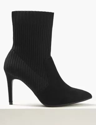 Wide Fit Stiletto Heel Ankle Boots | Marks & Spencer (US)