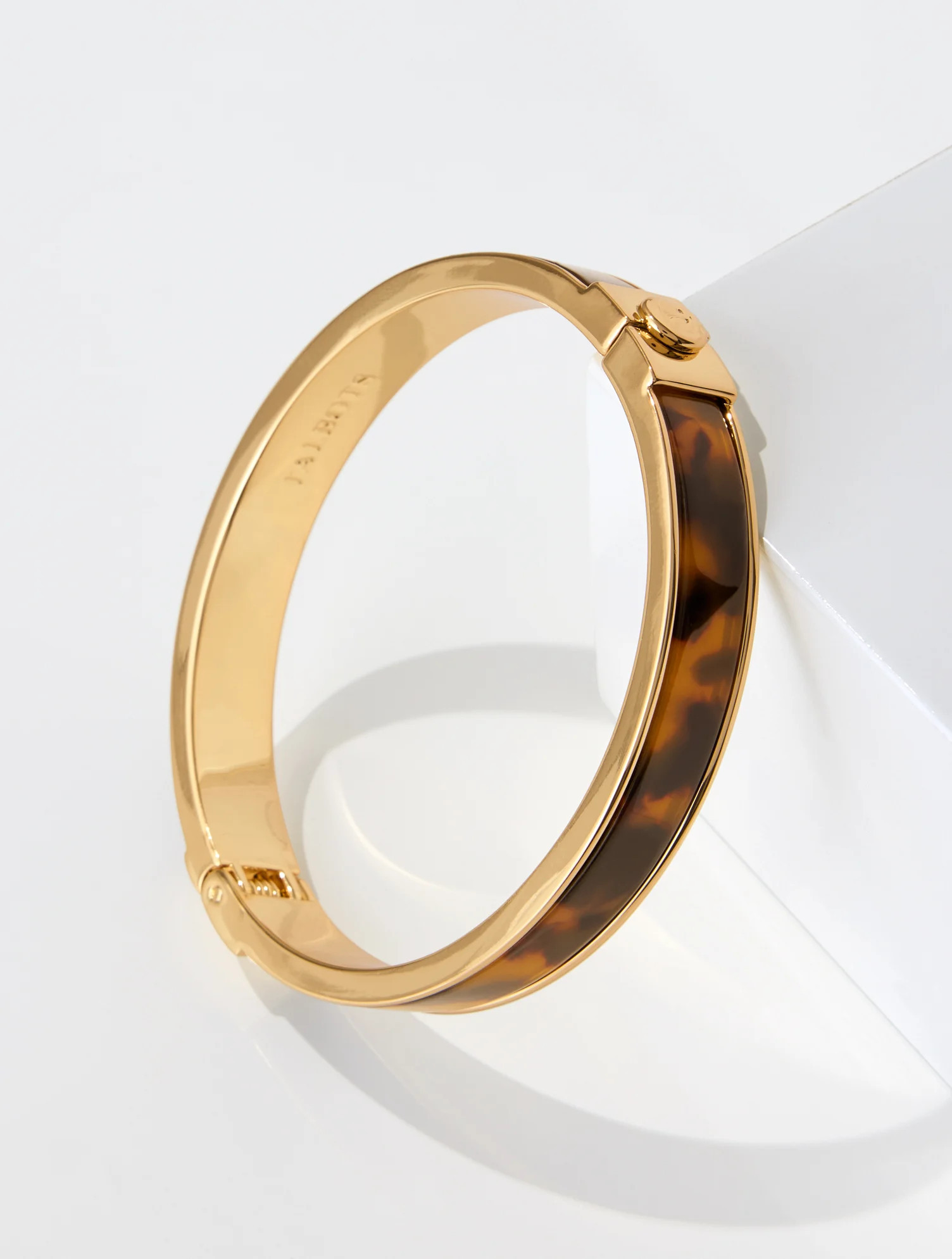 Tortoiseshell Hinge Bracelet - Tortoiseshell/Gold - 001 Talbots | Talbots