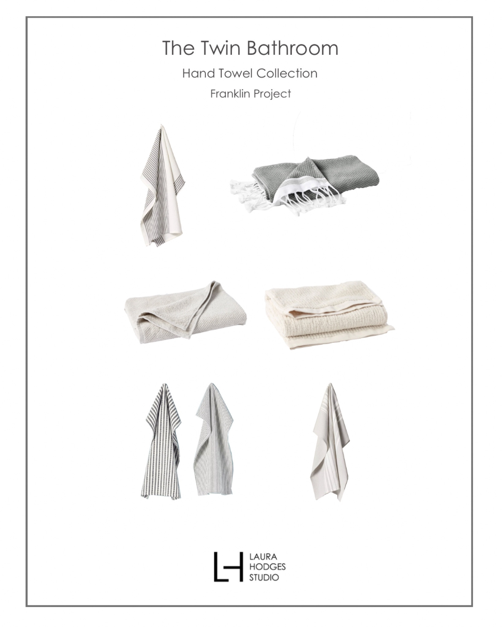 A hand towel always adds a nice touch!